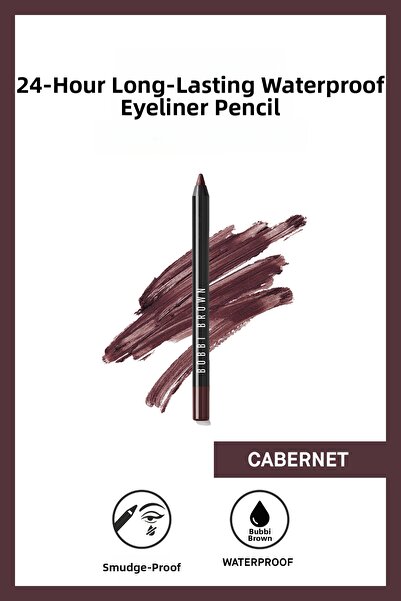 BOBBI BROWN قلم كحل مقاوم للماء يدوم 24 ساعة - كابيرنيت