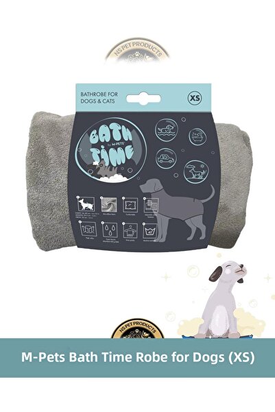 M-PETS رداء استحمام للكلاب مقاس Xsmall