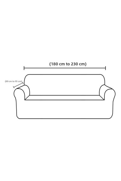 BTF HOME Stone Pattern Elastic 3-Seater Sofa Cover Non-Slip Flexible and Washable Sofa Slipcover