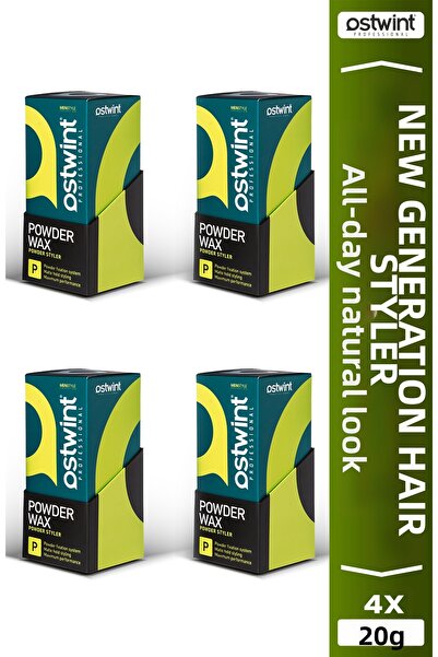 Ostwint Hair Styling Powder Green 20 Gr X 4 Pieces