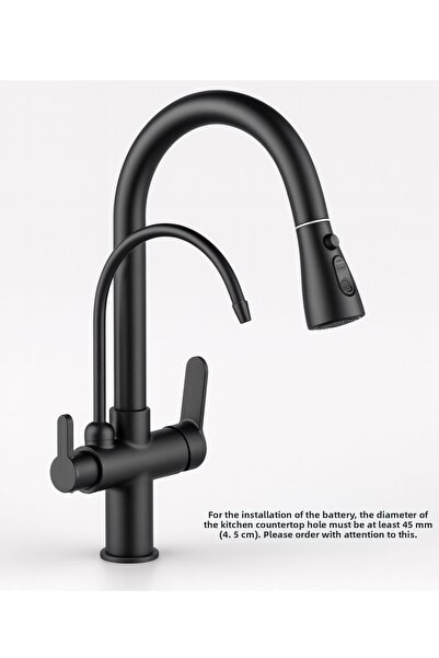 ASİL SU ARMATÜRLERİ Aritmali Spiral Kitchen Sink Faucet with Brass Body