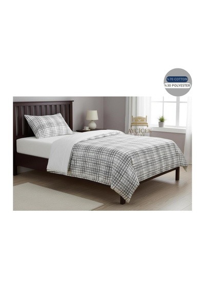 ayçiçek home Single Bedding Set 100/200 Fitted Sheet Quilt 140/210 Custom Size