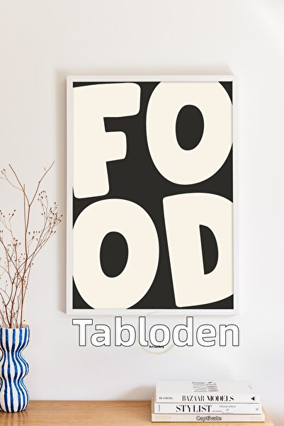 tablodea Pinterest Food Decor minimalist pentru bucătărie cu text, poster cu ...