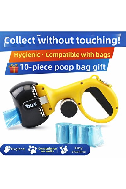 MDS جهاز جمع فضلات الكلاب، صحي ومحمول، عملي وسهل التنظيف للبراز