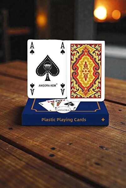 muibazaar بطاقة لعب بلاستيكية من Angora Kem - بطاقة لعب مزدوجة