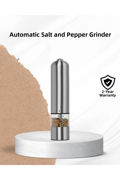 Epilons One-Hand Operated Automatic Spice Grinder Illuminated System