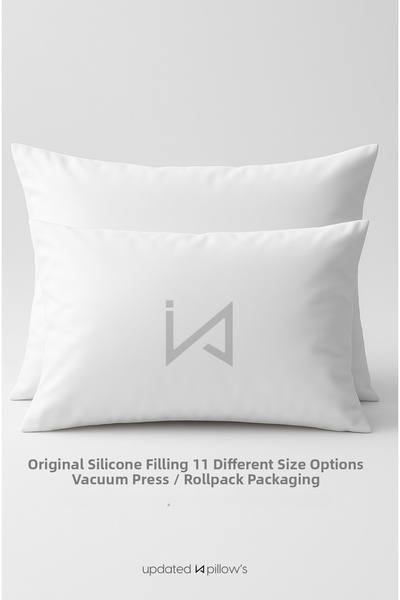 İzgi Concept Εσωτερικά μαξιλάρια Avangard 2 Smooth Pillow 100% HCS Pure Silicone με έξτρα παχουλό με επιλογές μεγέθους