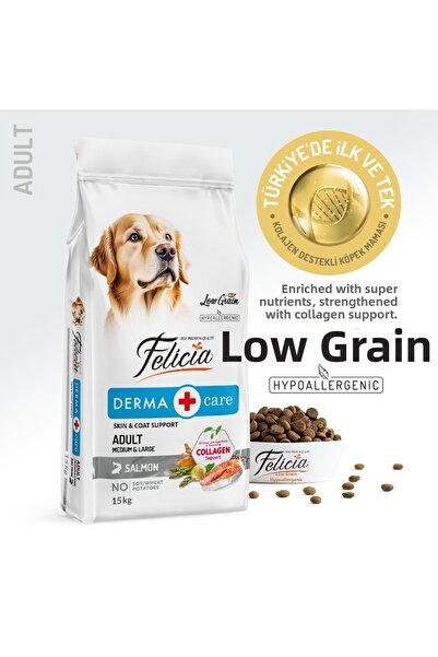 Felicia Dry dog ​​food DERMA CARE, Salmon, 15kg