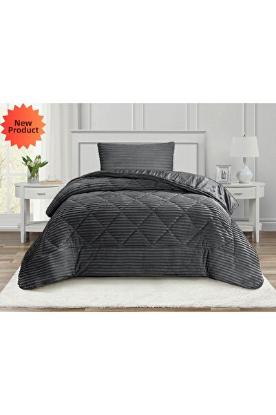 GOBLETTE HOME Destina Series Single Bedspread 180X230 cm - Modern Quilted Sty...