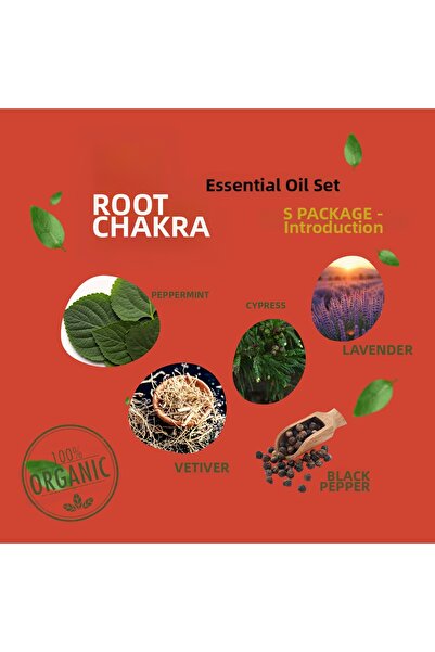 NU-KA DEFNE ESSENCIA Root Chakra Introductory Set – Aromatic Essential Oils (...
