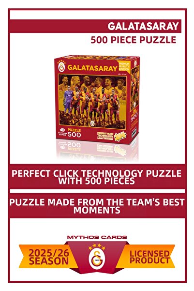 Galatasaray Team 2025/26 500 Piece Puzzle