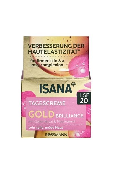 ISANA جولد سكين إيج بيرفورمانس - كريم نهاري، عناية مكثفة بعامل حماية من الشمس...