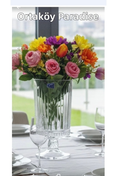 ORTAKÖY CENNETİ Vază de calitate cristalizată în cutie originală, model Elysi...