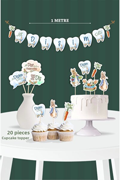 abjad أخرجت أول أسنان بيتر رابيت باللون الأزرق - مجموعة أسنان القمح