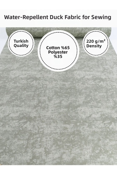 FabricMarket Marble Effect Water Repellent Duck Fabric |   220 G/M² |   65% Cotton 35% Polyester |   180 cm Width