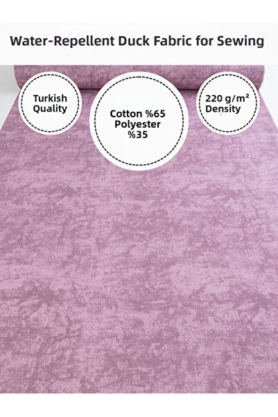 FabricMarket Marble Effect Water Repellent Duck Fabric |   220 G/M² |   65% Cotton 35% Polyester |   180 cm Width