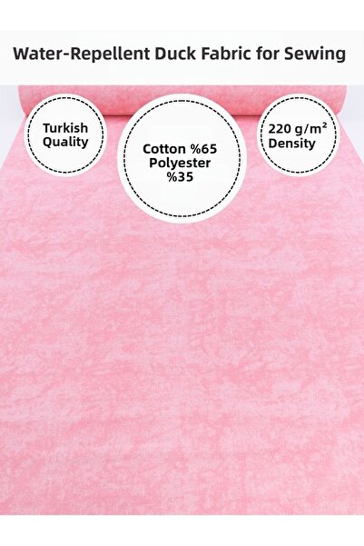 FabricMarket Marble Effect Water Repellent Duck Fabric |   220 G/M² |   65% Cotton 35% Polyester |   180 cm Width