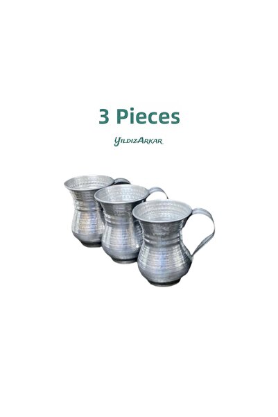 Doğuş Mutfak Aluminum Authentic Looking Mug 3 Pieces