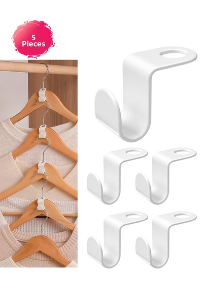 Soillium Set de 5 suporturi cu mai multe cârlige, set practic de cârlige pent...