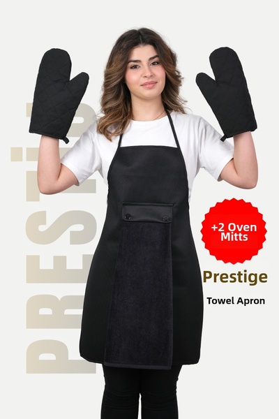 sevilya Prestij 2 Glove Set Liquid-Proof Waterproof Kitchen Apron (2 Gloves)