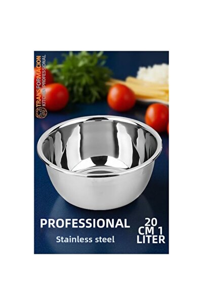 toyigoo Hsnet Inox Bowl - 20 cm 1 Liter Mixing Bowl Professional 304 Stainles...