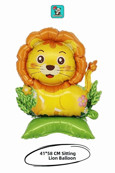 Bunloon Foil Balloon with Lion Figure 41×58 cm