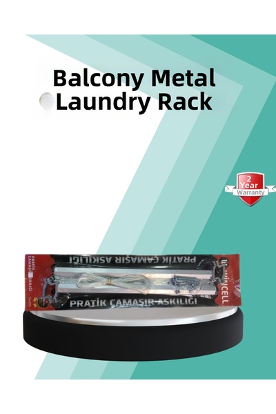 Epilons Suport de rufe pentru balcon compatibil cu balustrada pătrată 25x60 c...