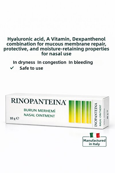 GenelTedarik مرهم الأنف رينوبانتينا 10 جرام (للأطفال/الرضع/البالغين) سكت 2027