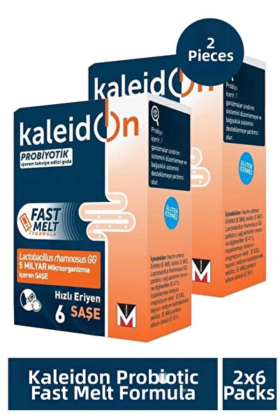 Kaleidon تركيبة البروبيوتيك سريعة الذوبان 6 كيس 3 قطع