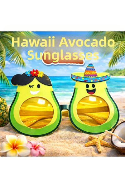 lowell home نظارات الأفوكادو ذات الطابع الهاوايي - نظارات الأزياء التنكرية وا...