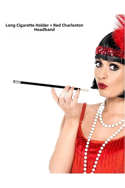 TTT Set de accesorii retro roșu Charliston