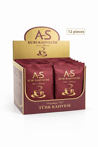 AS Kurukahvecisi قهوة تركية 100 جرامفويل × 12 قطعة