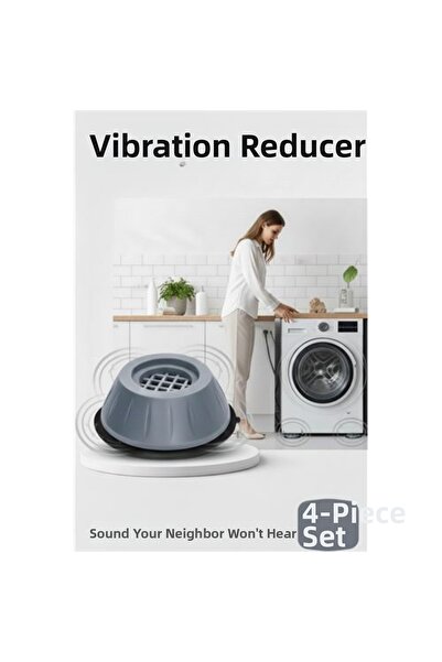 lowell home Set premium de 4 picioare din cauciuc anti-vibrații - ultra silen...