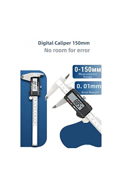 MEKs Professional Digital Caliper 150mm - Carbon Fiber Body Precision Lcd Dis...