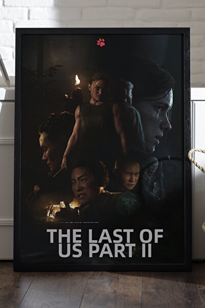 Duvarda The Last of Us Part II Αφίσα με Μαύρο Ξύλινο Πλαίσιο, Διακοσμητικός Π...