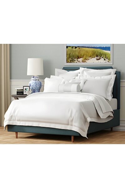 METİNEV Premium Series 83 Tel Cotton Satin Double Size 6 Piece Duvet Cover Set