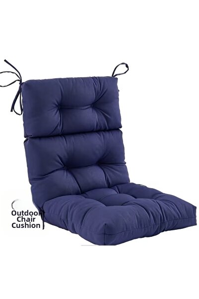 TEZKOTEKSTİL 3-Layer Comfortable Waterproof Outdoor Fabric Chair Cushion with...