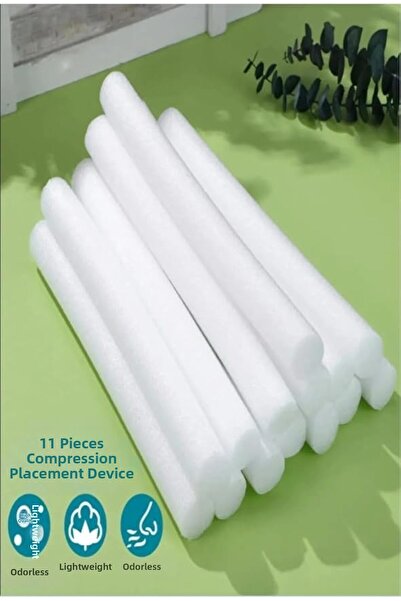 yenibagshop جهاز ضغط الغطاء، خفيف الوزن وبدون رائحة، 11 قطعة، أبيض