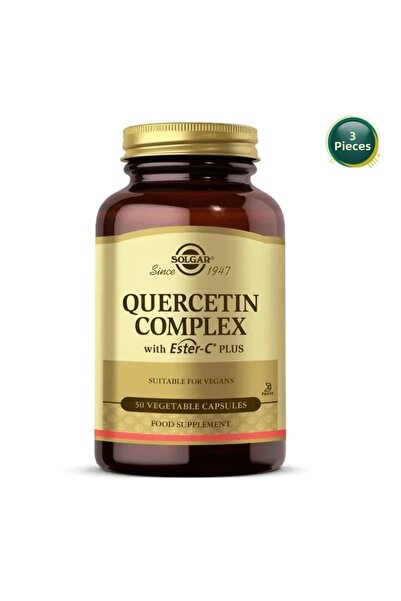 Solgar مركب الكيرسيتين 50 كبسولة 3 قطع