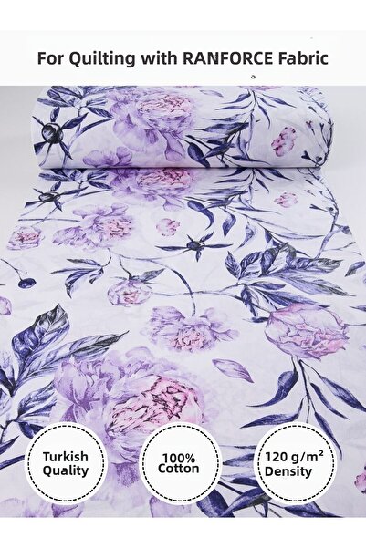 FabricMarket Țesătură colorată cu imprimeu Ranforce – țesătură pentru bumbac ...