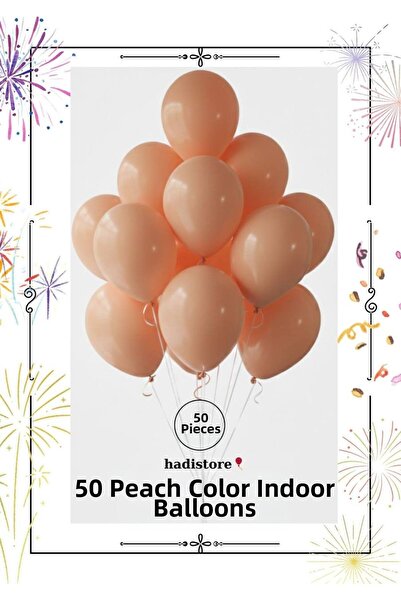 hadistore Skin Color 50 Pieces 11-12” Indoor Party Balloons – Harmless to Hea...