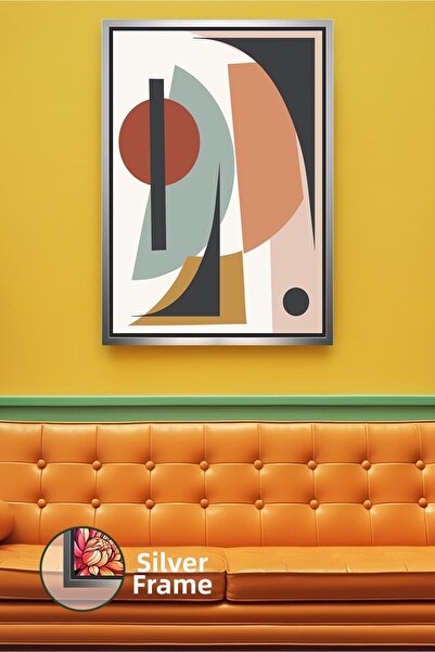 KOSS Dijital Pictură de perete în formă geometrică, model abstract, decor de ...