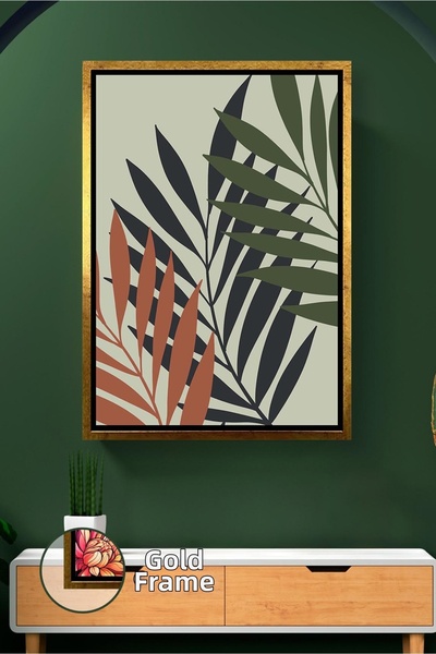 KOSS Dijital Pictură pe pânză înrămată în stil boho elegant, cu compoziție de...