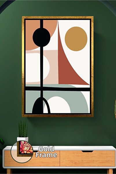 KOSS Dijital Pictură pe pânză abstractă în formă geometrică Pictură pe pânză ...