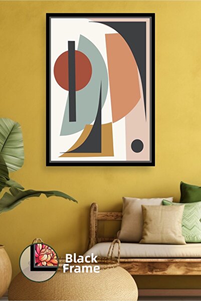 KOSS Dijital Pictură de perete în formă geometrică, model abstract, decor de ...