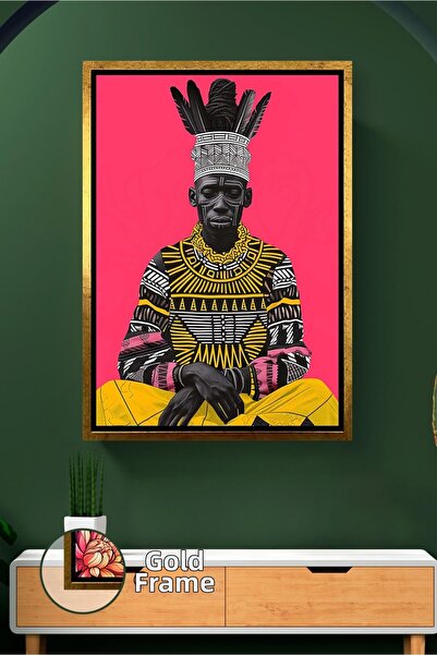 KOSS Dijital Lider tribal african în îmbrăcăminte tradițională, model etnic, ...