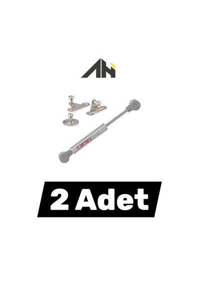 CANEX DOLAPLARDA KALKAR KAPAKLAR İÇİN GAZLI PİSTON UZUN 80 N,2'Lİ PAKET