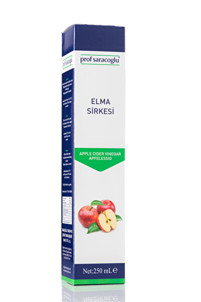 prof saracoğlu %100 Elma Sirkesi 250 ml - Doğal Fermente