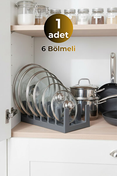 grimorlife 1 штука Сіра пластикова каструля з кришкою для каструлі Ящик для к...