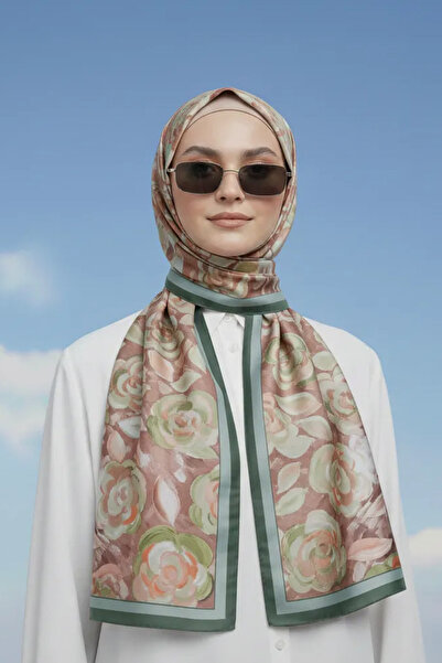 MODA سلسلة شالات قماشية منقوشة من القطن الناعم